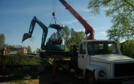 Эвакуатор, экскаватор, кран-борт....аренда в Тотьме