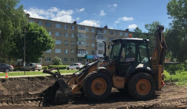 Экскаватор- погрузчик услуги аренда заказ в Теплом