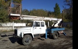 Аренда автовышки (18м) услуги заказ