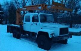 Услуги Автовышки на базе Газ 3309 вездеход