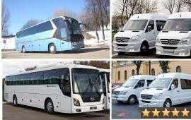 Аренда автобусов и микроавтобусов услуги заказ