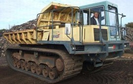 Аренда гусеничного самосвала услуги заказ