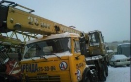 Услуги автокрана 25т