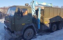 Камаз с манипулятором услуги грузоперевозки