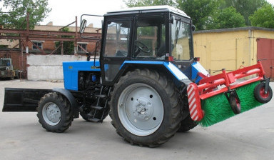 Щетка+ отвал МТЗ услуги аренда заказ