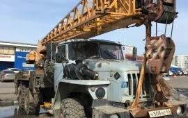 Автокраны Урал 25т 21-28 услуги аренда заказ