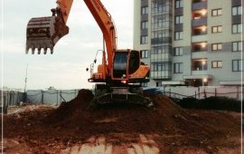 Аренда колесного экскаватора услуги заказ