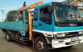 Манипулятор-кран заказ услуги грузоперевозки