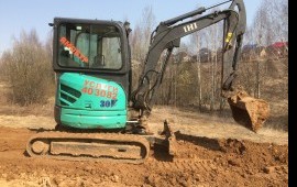 Услуги мини экскаватора аренда заказ