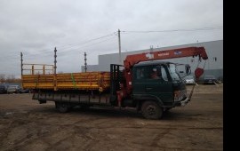Услуги крана-манипулятора, грузоперевозки