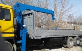 Услуги манипулятора-крана заказ грузоперевозки