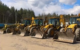 Экскаватор- погрузчик в аренду уллуги заказ