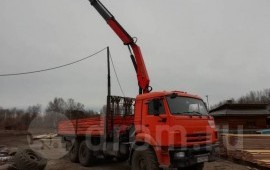 Манипулятор- кран аренда услуги грузоперевозки