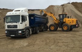 Тонар - перевозка сыпучих смесей, услуги заказ