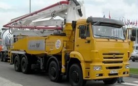 Аренда автобетононасоса от 18 до 62 м