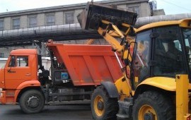 Вывоз строительного мусора с погрузкой