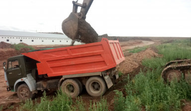 Услуги самосвала 13 тонн, аренда, щебень, песок.