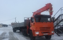 Вышка-Манипулятор 7т + полуприцеп 12м
