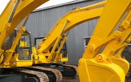 Аренда экскаватора Komatsu. Услуги, заказ.