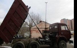 Доставка сыпучих материалов. Самосвал услуги.