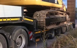 Низкорамный трал аренда Услуги перевозка негабарит