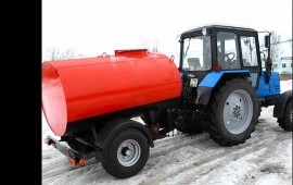 Аренда МТЗ 892 с бочкой 4 м3 услуги заказ