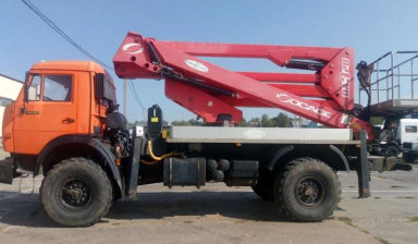 Автовышка, АГП, услуги, аренда, заказ спецтехники в Омске