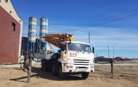 Услуги бетононасоса. Аренда, заказ спецтехники.