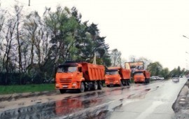 Вывоз грунта в ленинградской области. Самосвалы