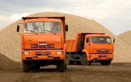 Аренда самосвала, доставка сыпучих материалов