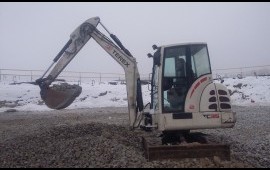 Мини экскаватор в аренду заказ услуги