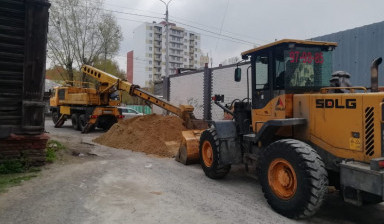 Аренда экскаватора услуги заказ в Томске