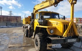 Услуги Экскаватора на базе урал 4320