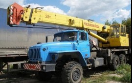 Услуги Автокрана 25 тонн, аренда, заказ.