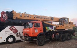 Аренда Автокрана 28 м, 25 тонн: услуги, заказ.