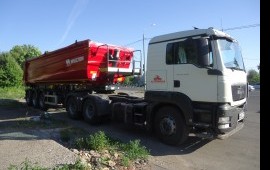 Аренда самосвала в Крыму с водителем. Тонар.