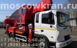 Автовышка 40 метров с раскладной люлькой 3,2х1,5м.