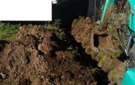 Услуги миниэкскаватора , траншеи, дренаж Раменски
