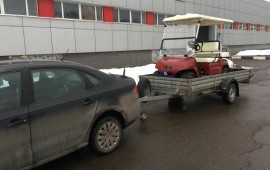 Легковой прицеп- самосвал, услуги грузоперевозки