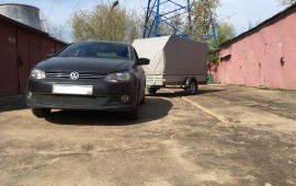 Легковой прицеп- самосвал, услуги грузоперевозки
