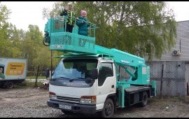 Автовышка аренда, заказ, услуги спецтехники.