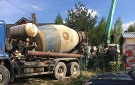 Автобетононасос недорого в аренду (АБН32)