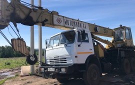 Автокран 30 тонн 25 метров. Услуги. Заказ.