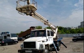 Аренда автовышки 18м. Услуги. Заказ спецтехники.