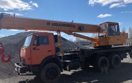 Аренда автокрана 25 тонн. Услуги спецтехники.