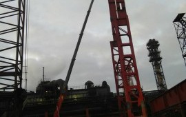 Услуги автовышки- 45м аренда заказ