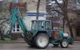 Услуги аренда экскаватора- погрузчика