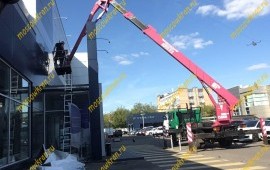Автовышки 16-50 метров. Колено, телескоп. Услуги.