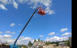 Заказ аренда манипулятора с корзиной- люлькой.