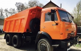 Услуги самосвала. Аренда. Заказ перевозка грузов.